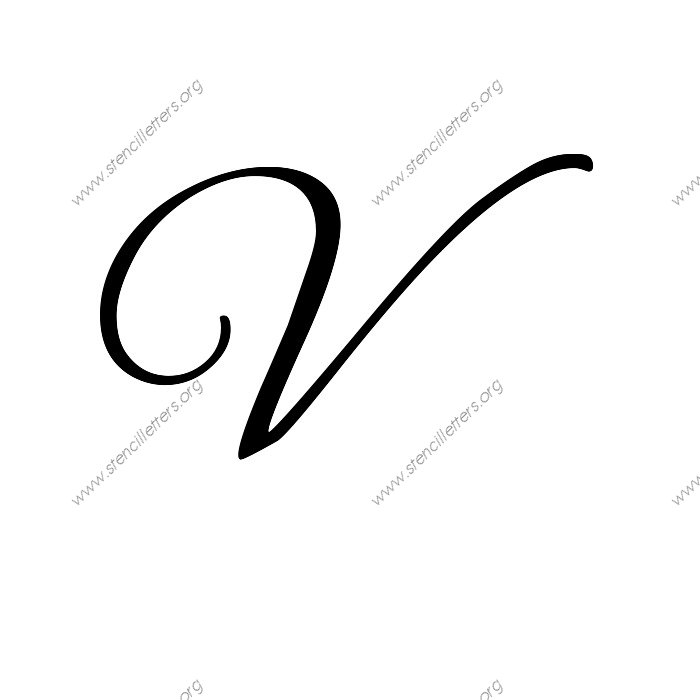 Capital Capital V In Cursive Capital Capital V In Cursive
