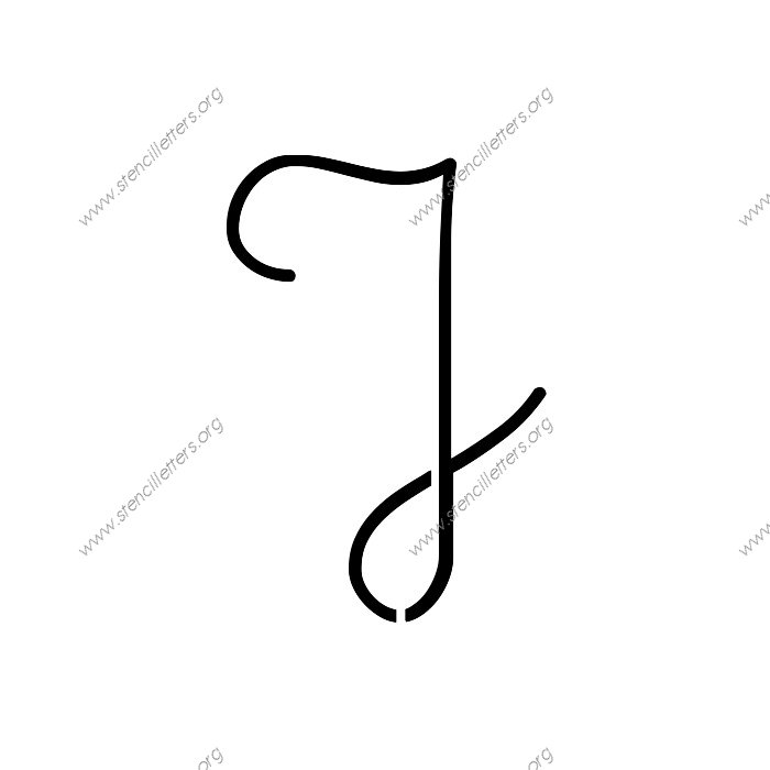 J In Cursive Uppercase Printables Cursive Letter Capital T A Cursive 