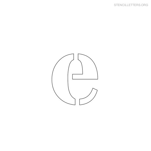 Stencil Letters E Printable Free E Stencils Stencil Letters Org