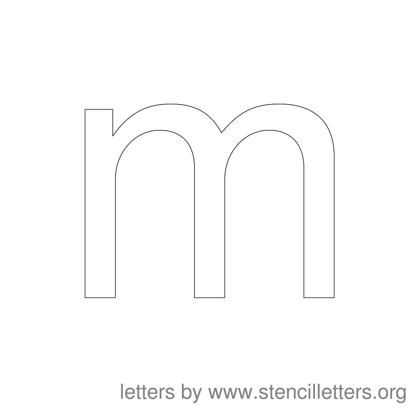 Stencil Letters Lowercase Large Stencil Letters Org