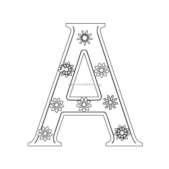 Christmas Letter Stencils Stencil Letters Org