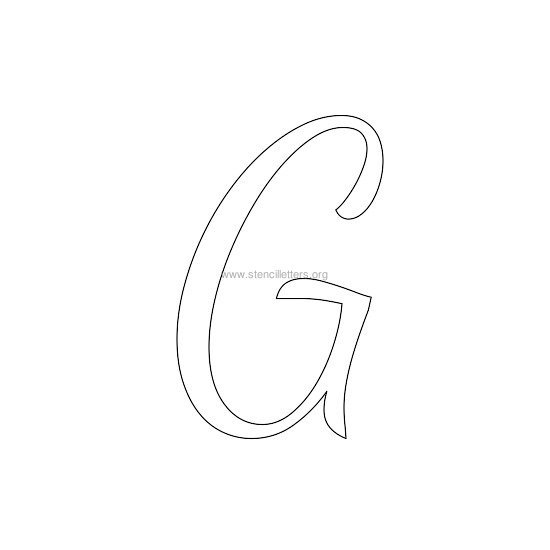 Letter G Stencil Rent Interpretomics Co