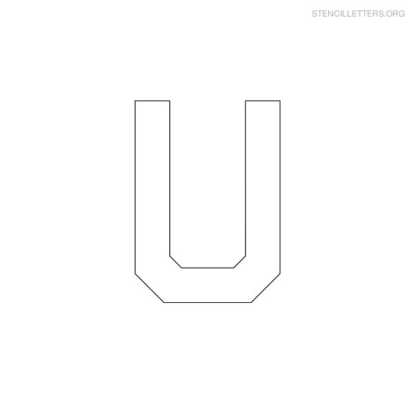 Stencil Letters U Printable Free U Stencils Stencil Letters Org