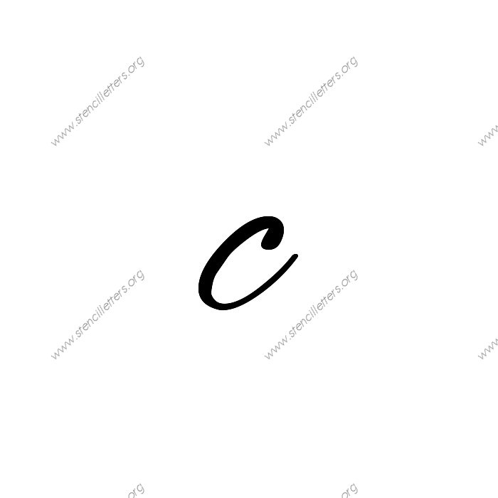 Cursive C Lowercase