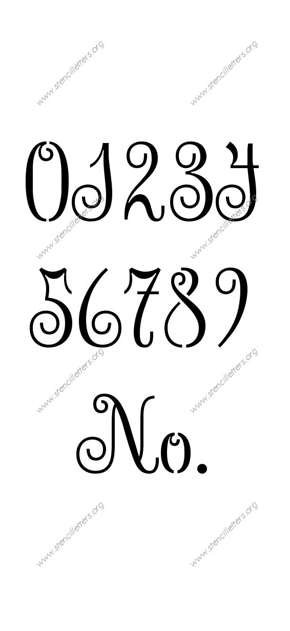 Exquisite Fine Cursive A to Z uppercase letter stencils