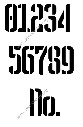 Sci-fi Futuristic A to Z uppercase letter stencils