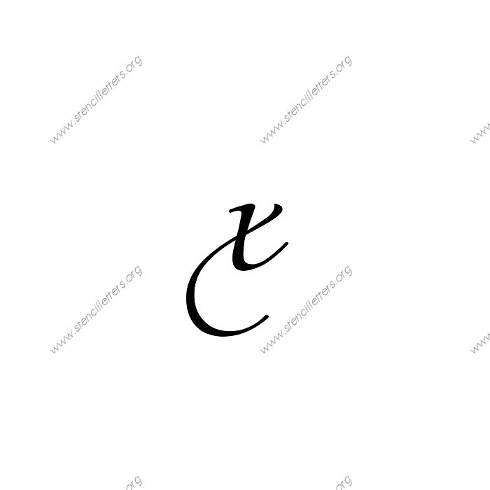 /1-12inch-stencils/271-cursive/lowercase/stencil-letter-x.jpg