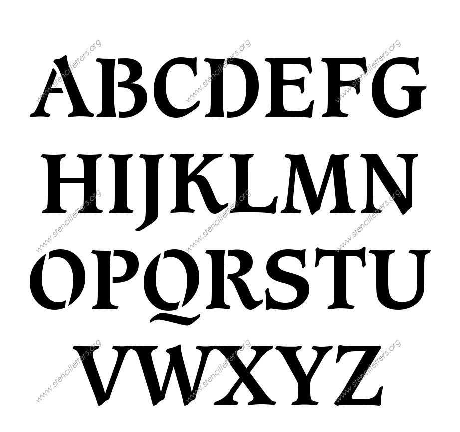 Decorative Bold Custom Made Letter Stencils Stencil Letters Org