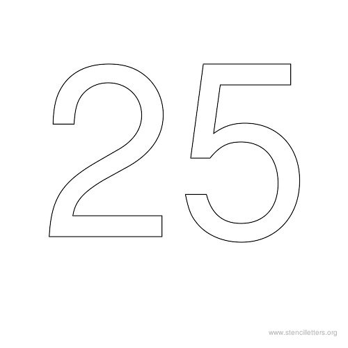 250 Letter & Number Stencils (Free PDF Printables)