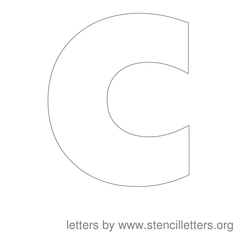 Stencil Letters 12 Inch Uppercase | Stencil Letters Org