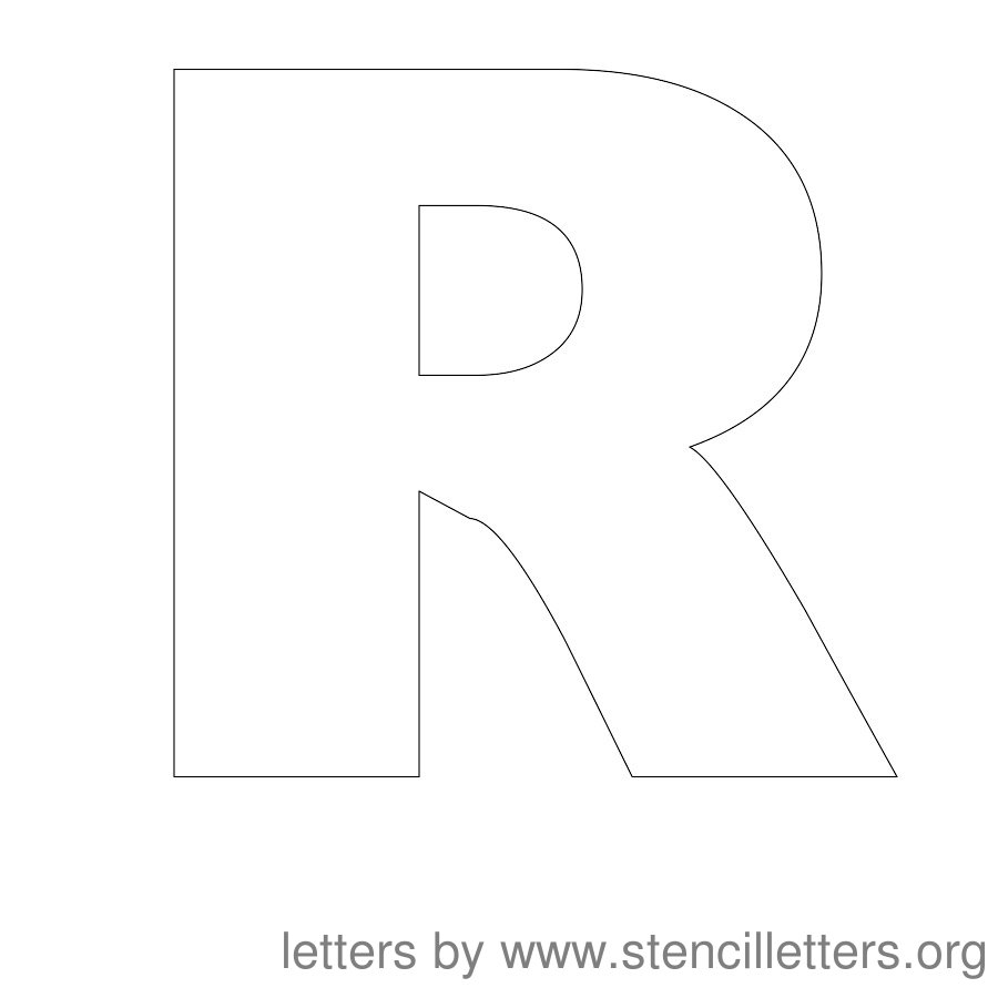 12 Inch Letter Stencils Printable Free Printable Templates