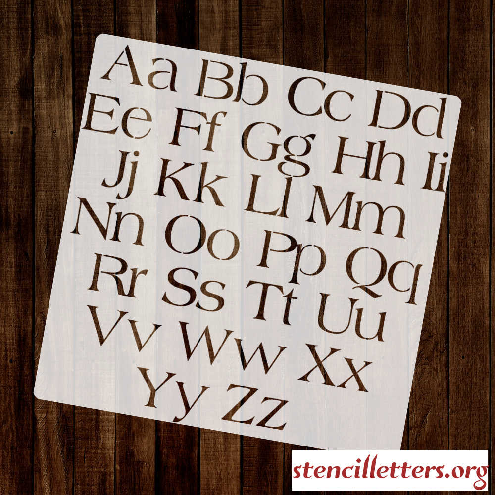 1960’s AMERICA alphabet stencil