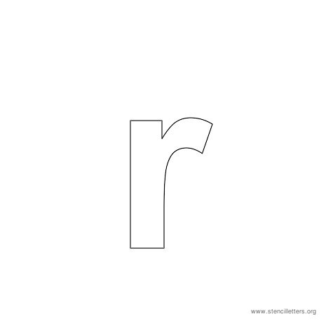 Lowercase R In Bubble Letters