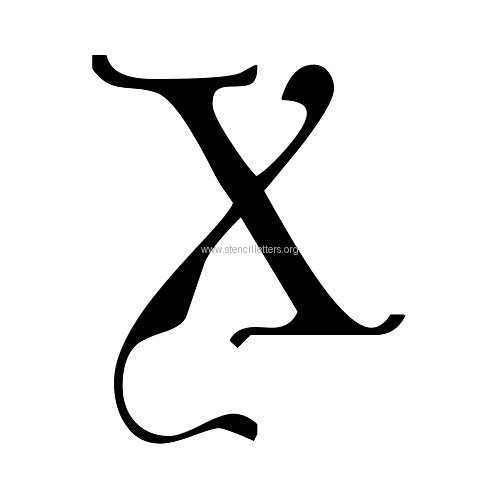 cardinal-letters/uppercase/stencil-letter-x.jpg