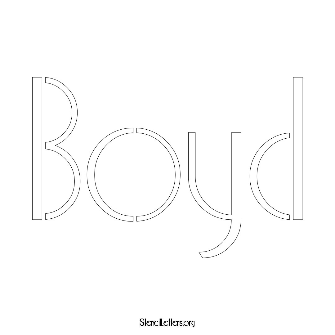 Boyd Free Printable Family Name Stencils with 6 Unique Typography and ...