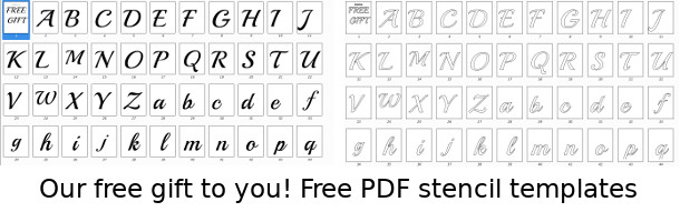 Featured image of post Calligraphy Fancy Printable Letter Stencils : Check out our alphabet stencils below.