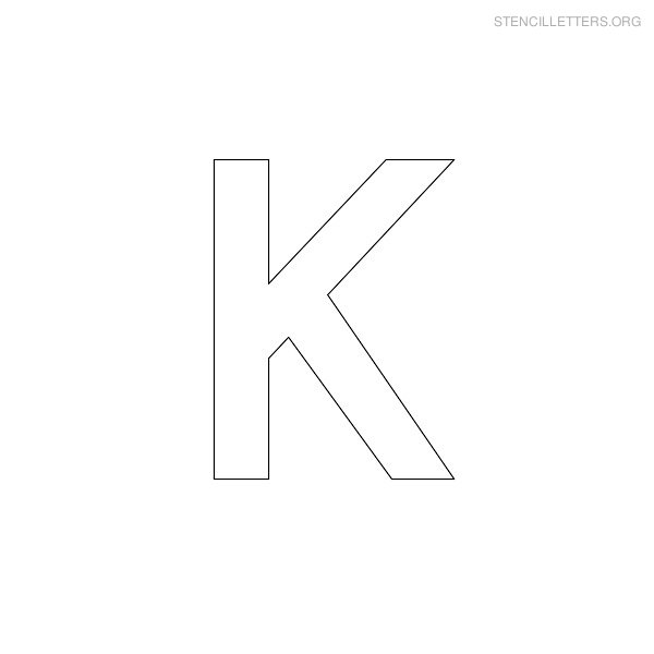 Letter K Template Printable Printable Templates