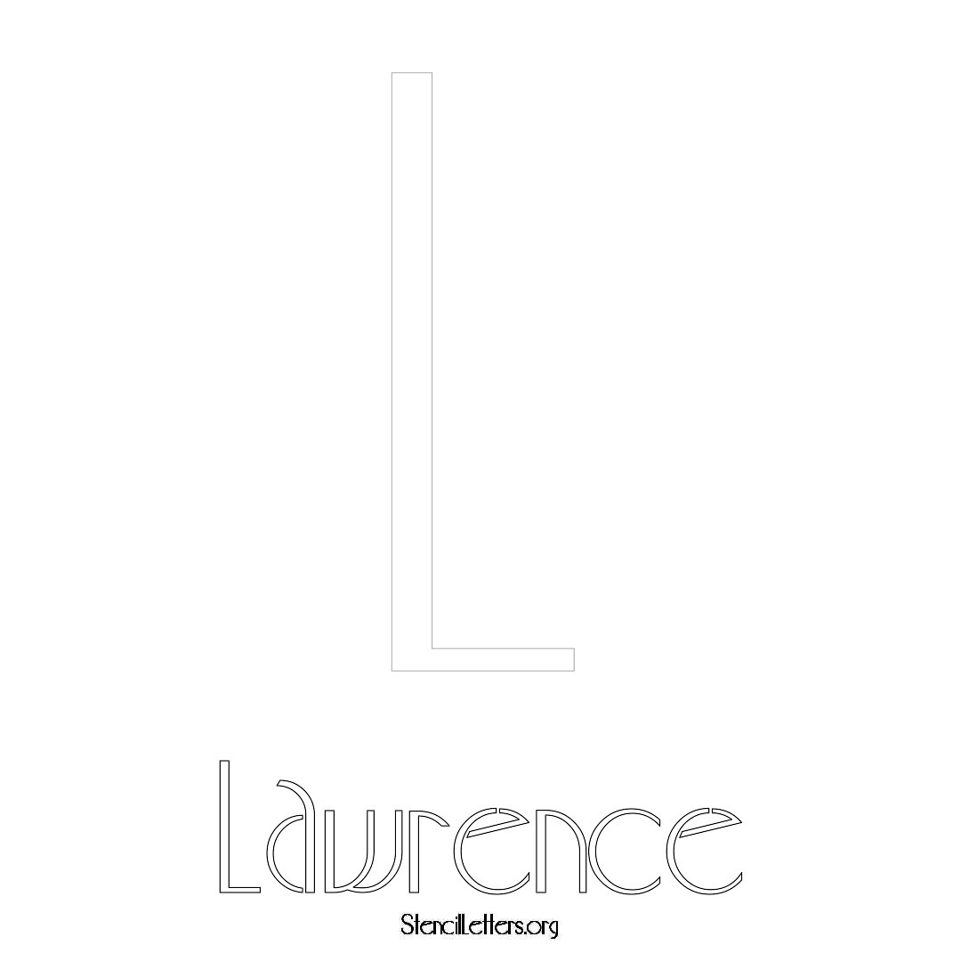 Lawrence Free Printable Name Stencils with 6 Unique Typography Styles ...