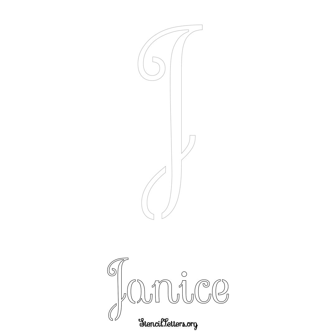 janice-free-printable-name-stencils-with-6-unique-typography-styles-and