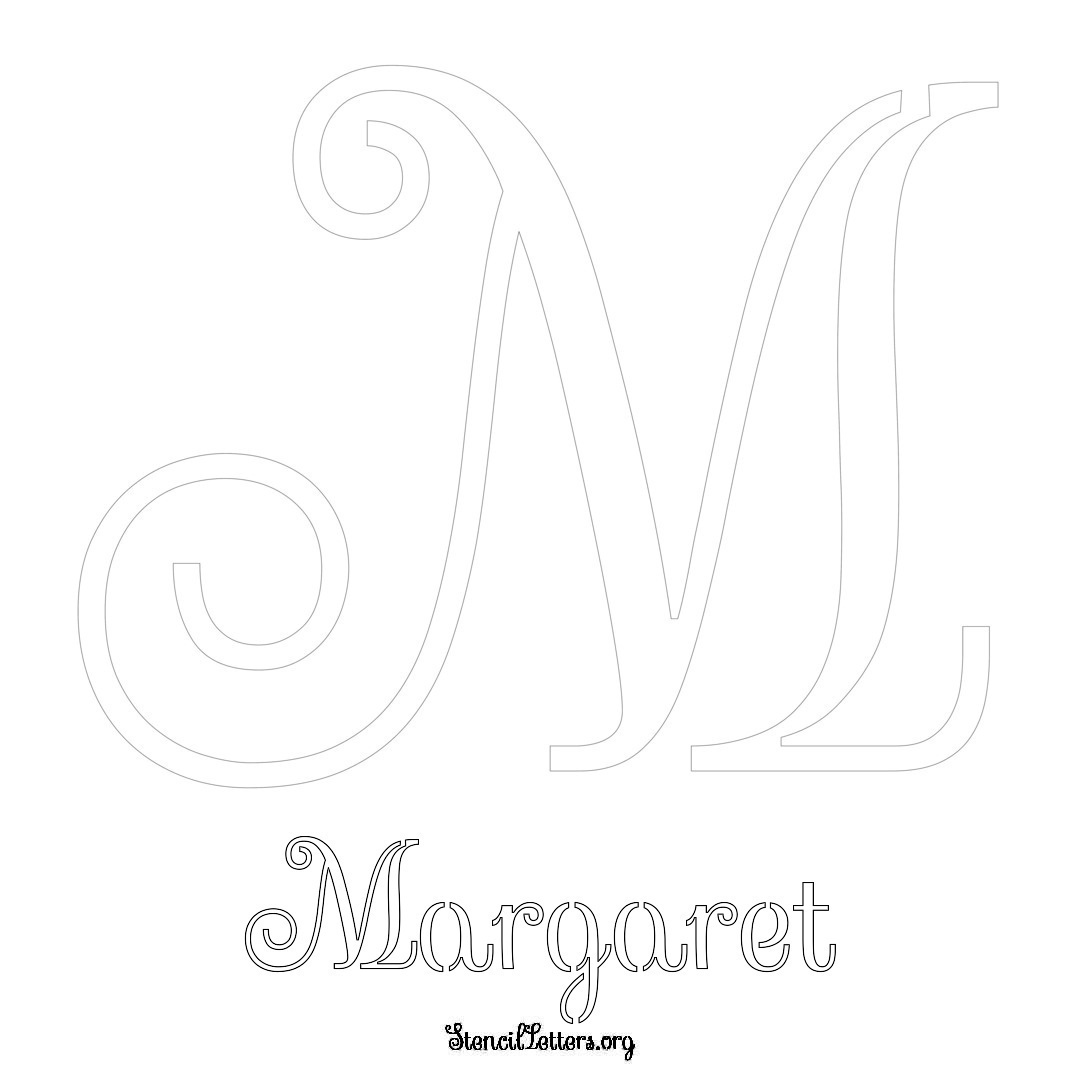 Margaret Free Printable Name Stencils with 6 Unique Typography Styles ...