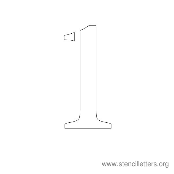 Number Stencils 110 Stencil Letters Org