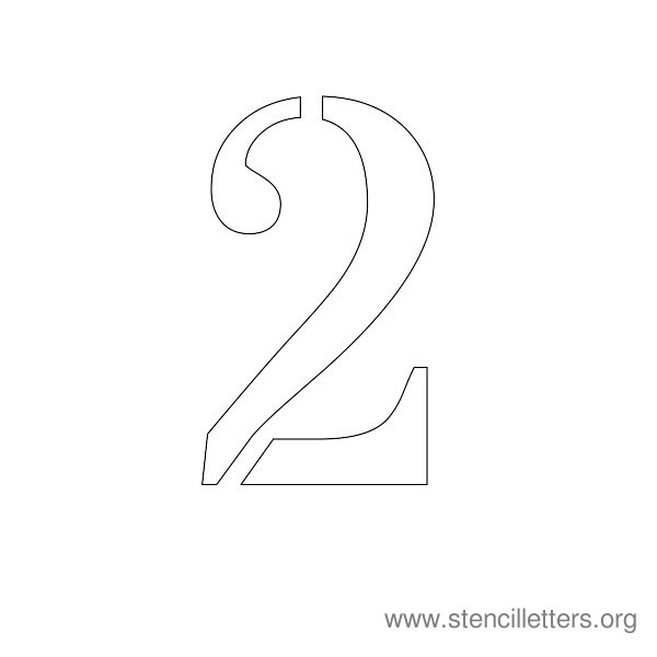 number stencils 1 10 stencil letters org