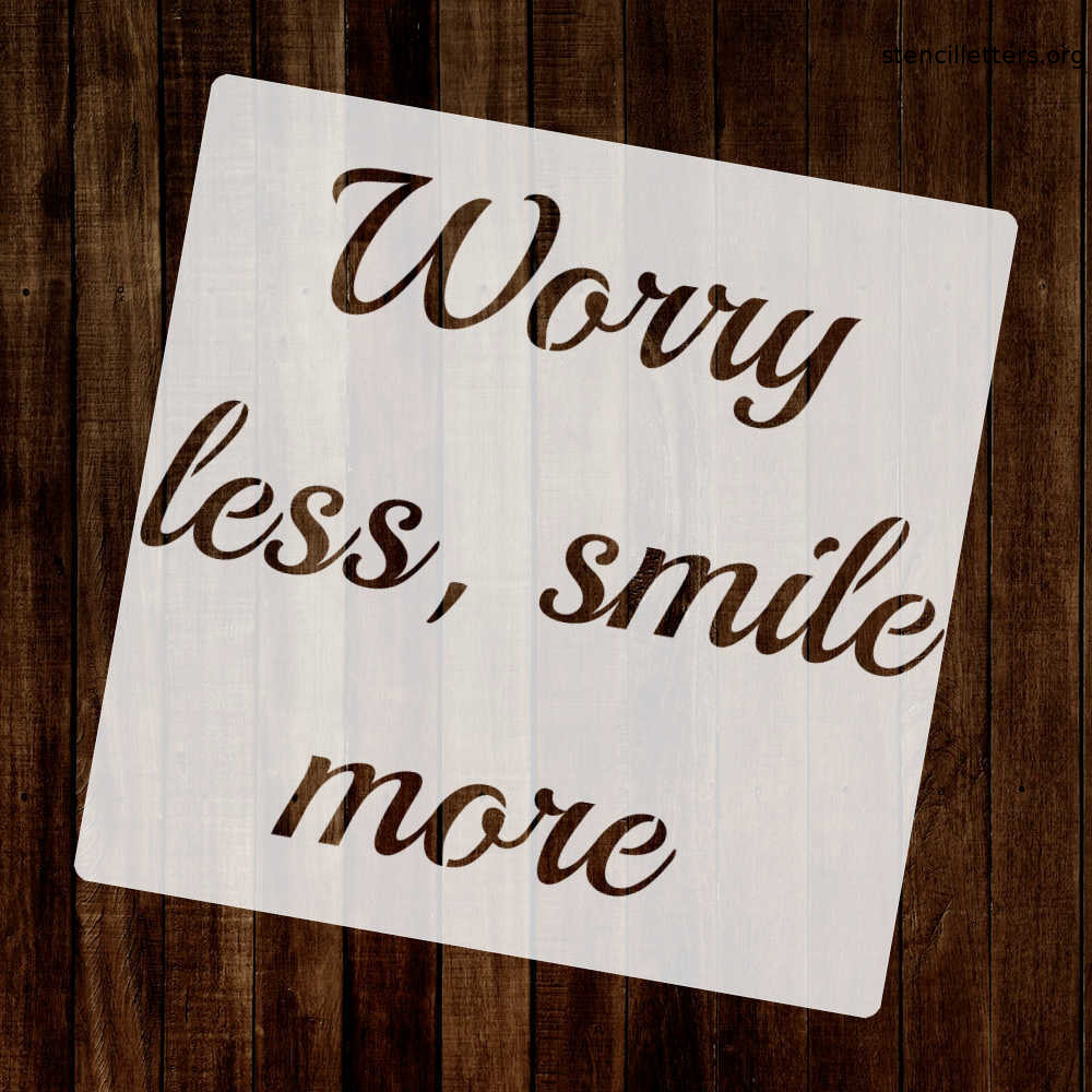 smile more