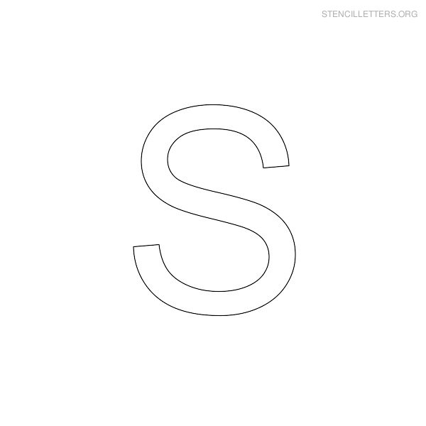 Stencil Letters S