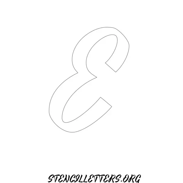 Standard Block Outline 8 Screen Print Number Stencils Athletic