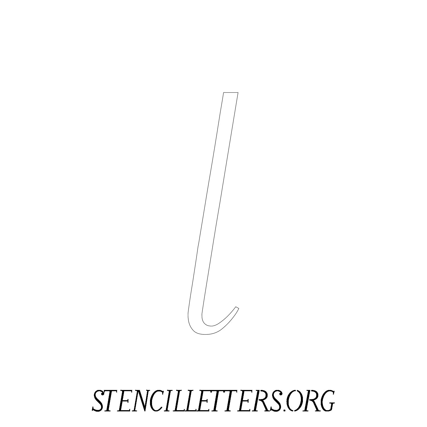 5 Inch Free Printable Individual 168 Calligraphy Lowercase Letter 