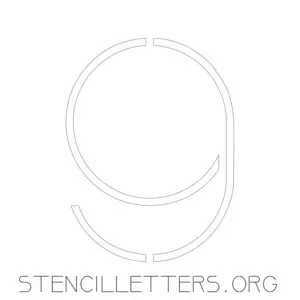 1 Inch Free Printable Individual 18 Elegant Number Stencils