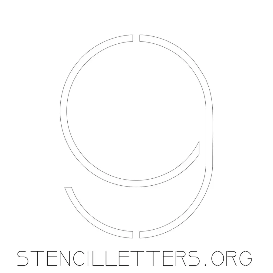 3 Inch Free Printable Individual 18 Elegant Number Stencils