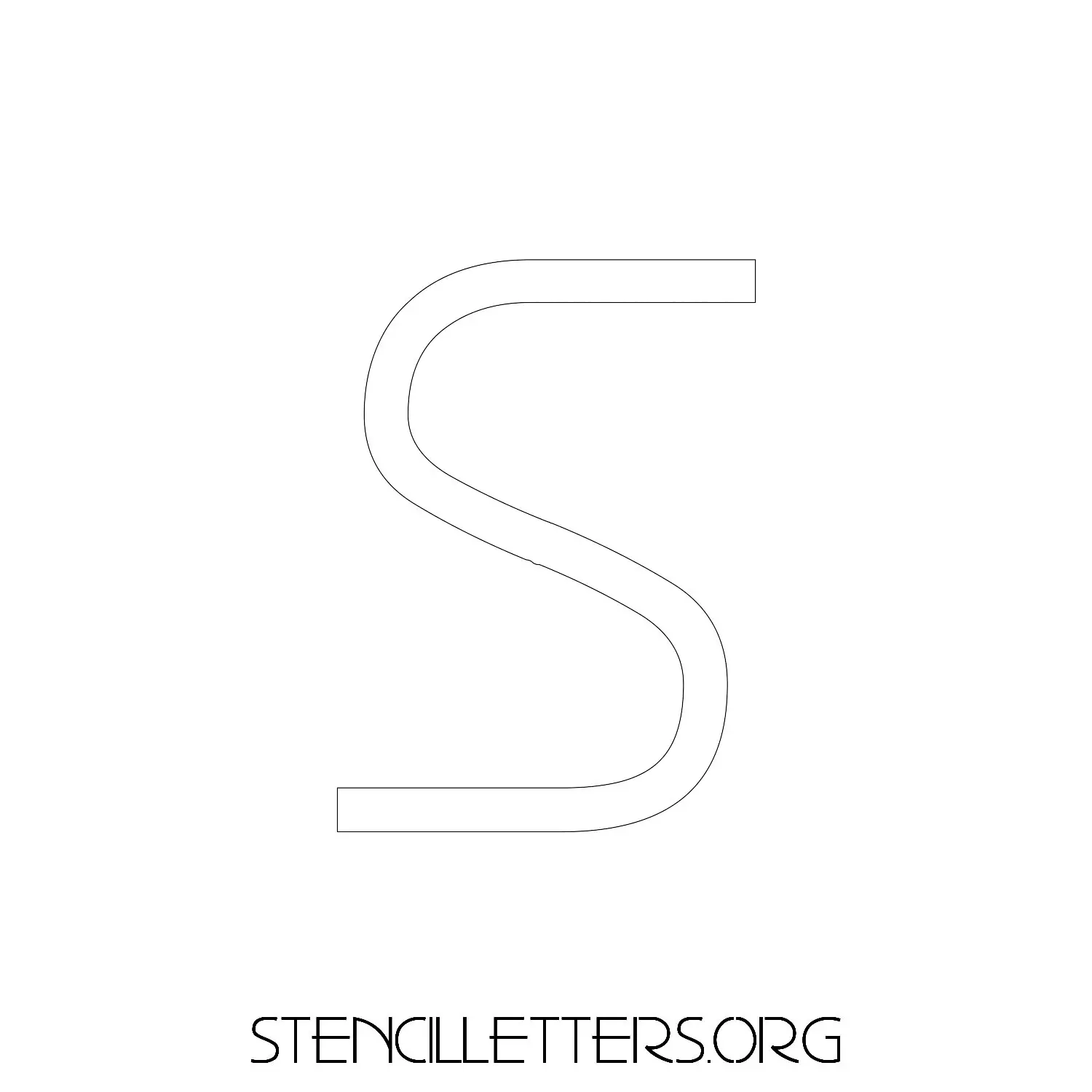 5 Inch Free Printable Individual 21 Elegant Lowercase Letter Stencils