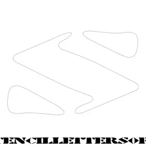 1 Inch Free Printable Individual 221 Fat Stencil Uppercase Letter Stencils