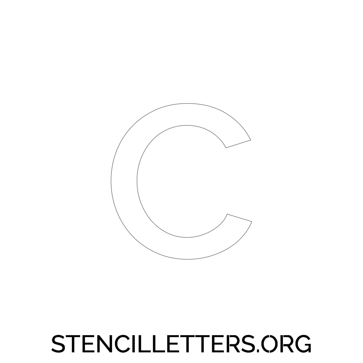 4 Inch Free Printable Individual 23 Elegant Lowercase Letter Stencils ...