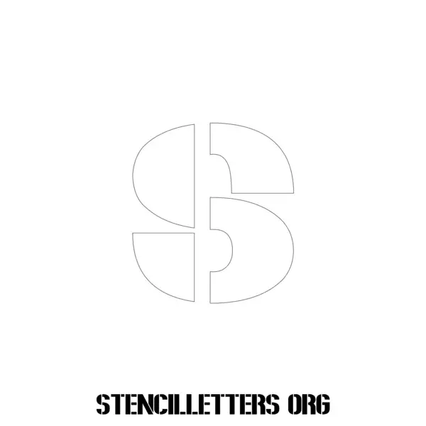 2 Inch Free Printable Individual 232 Graffiti Lowercase Letter Stencils