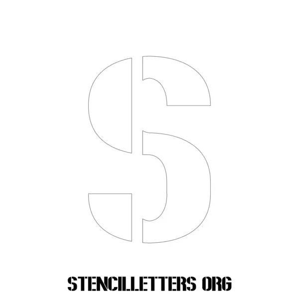 2 Inch Free Printable Individual 232 Graffiti Uppercase Letter Stencils