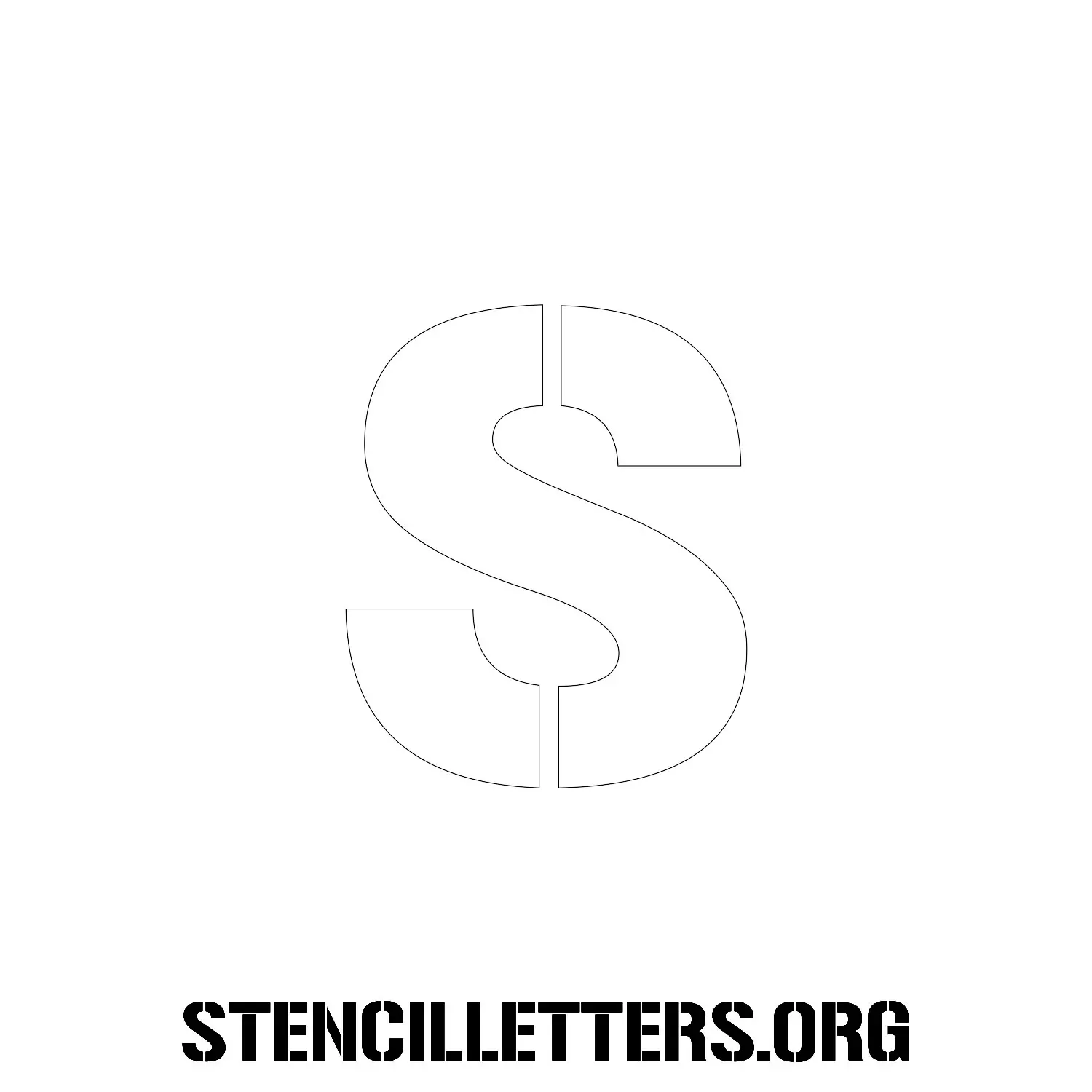 5 Inch Free Printable Individual 247 Poster Stencil Lowercase Letter Stencils