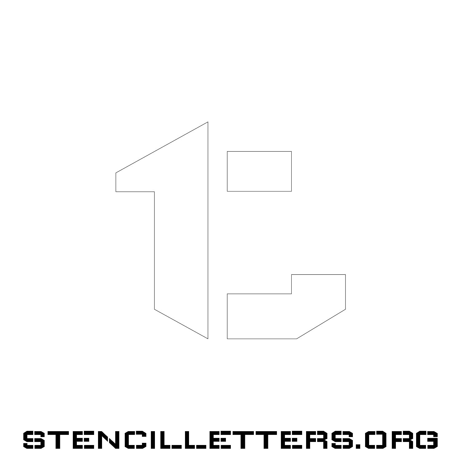 5 Inch Free Printable Individual 259 Elegant Lowercase Letter Stencils ...