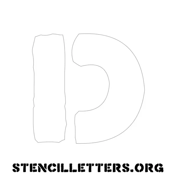 2 Inch Free Printable Individual 261 Stone Uppercase Letter