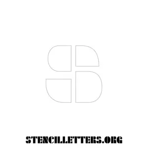 1 Inch Free Printable Individual 264 Round Lowercase Letter Stencils