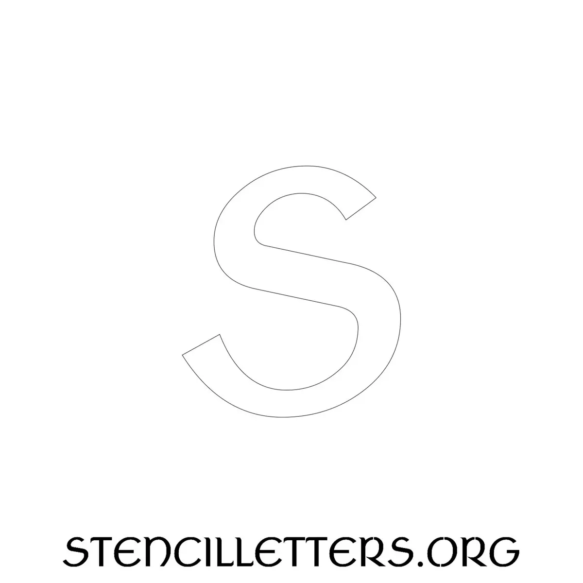 4 Inch Free Printable Individual 27 Celtic Lowercase Letter Stencils