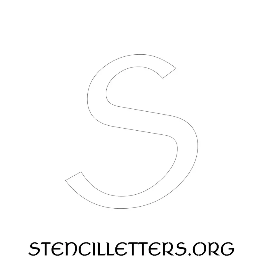 3 Inch Free Printable Individual 27 Celtic Uppercase Letter Stencils