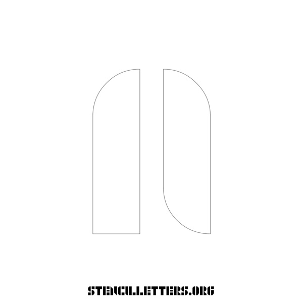 2 Inch Free Printable Individual 282 Decorative Uppercase Letter Stencils -  Stencil Letters Org