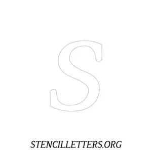 1 Inch Free Printable Individual 39 Italic Lowercase Letter Stencils
