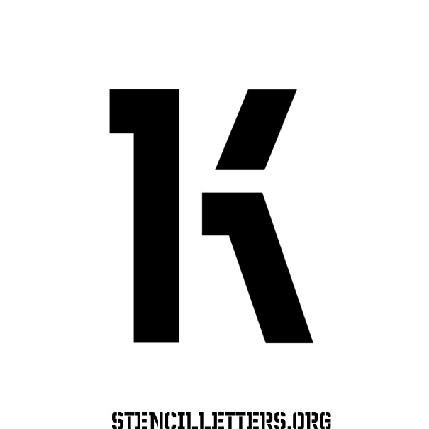 Fore Front Futuristic Free Printable Letter Stencils with Outline ...