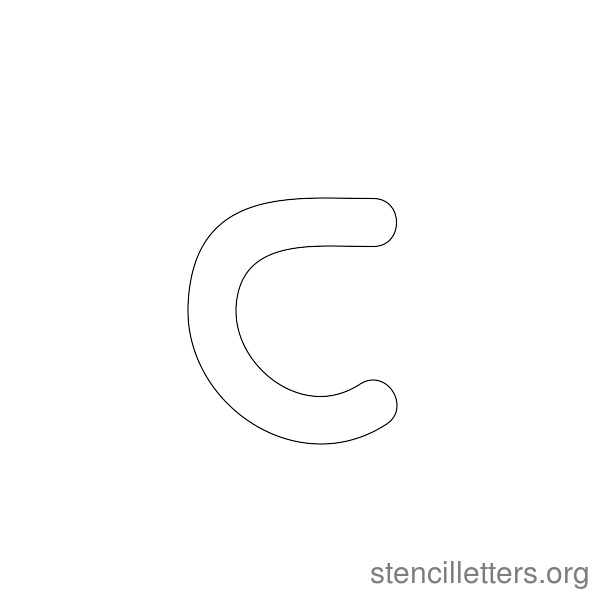 Handwriting Brush Style Free Printable Stencil Letters - Stencil ...