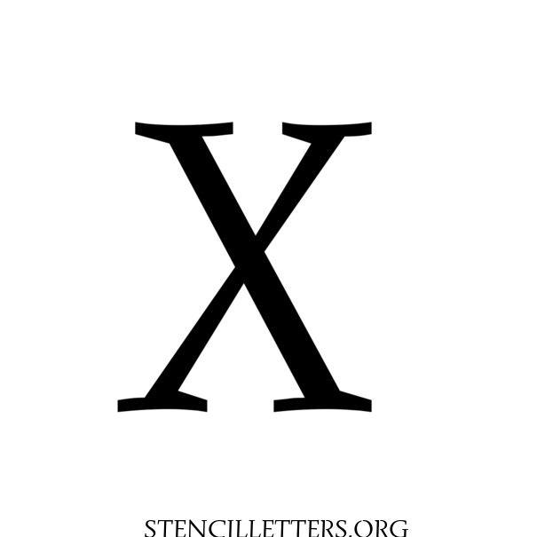 humanist italic free printable letter stencils with