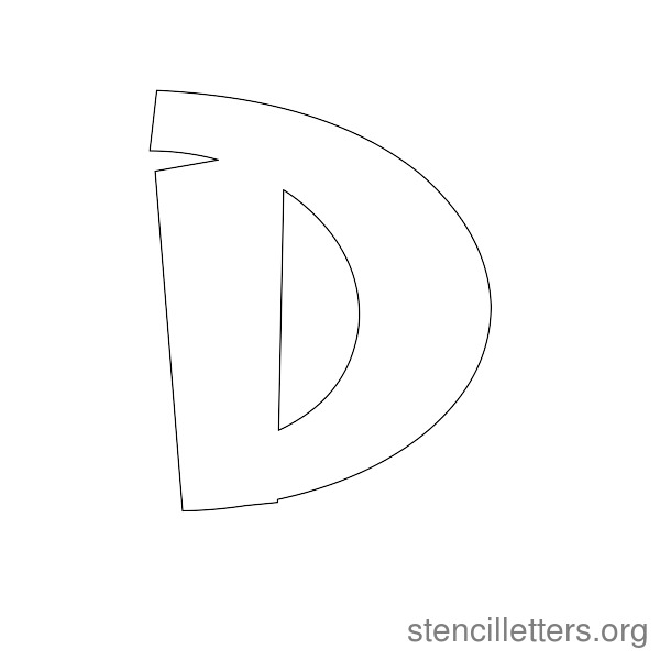 Kids Cartoon Style Free Printable Stencil Letters - Stencil Letters Org