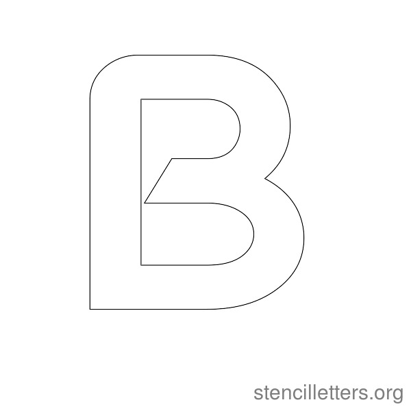 Modern Tech Free Printable Stencil Letters - Stencil Letters Org
